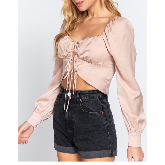 Kirious Champagne metallic blouse - Picture 8 of 8